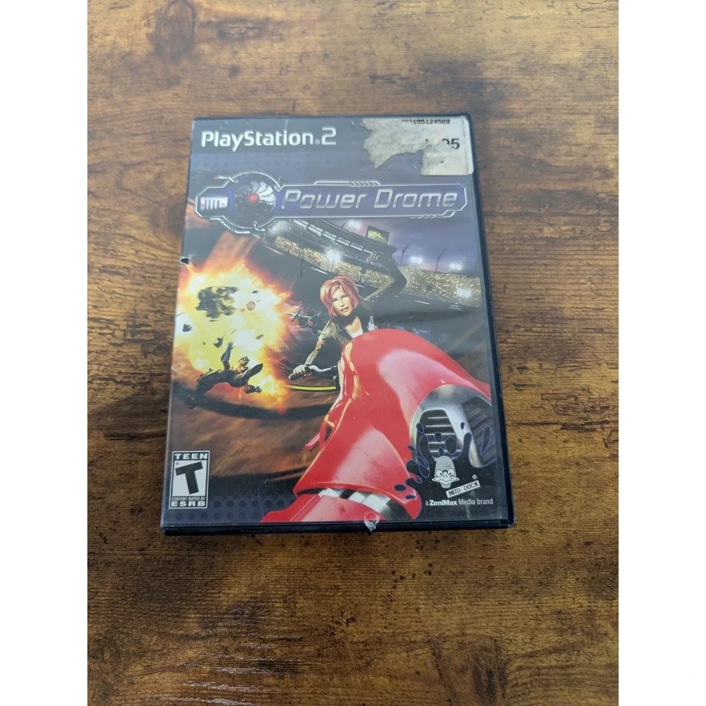 Power Drome (Sony PlayStation 2, 2004) PS2 Black Label‎